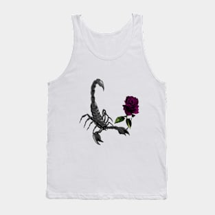 Scorpion and rose Tank Top